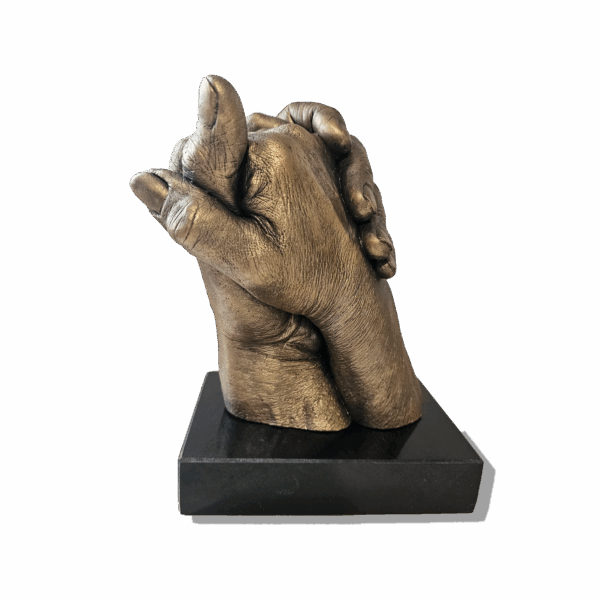 Handbeeld goud