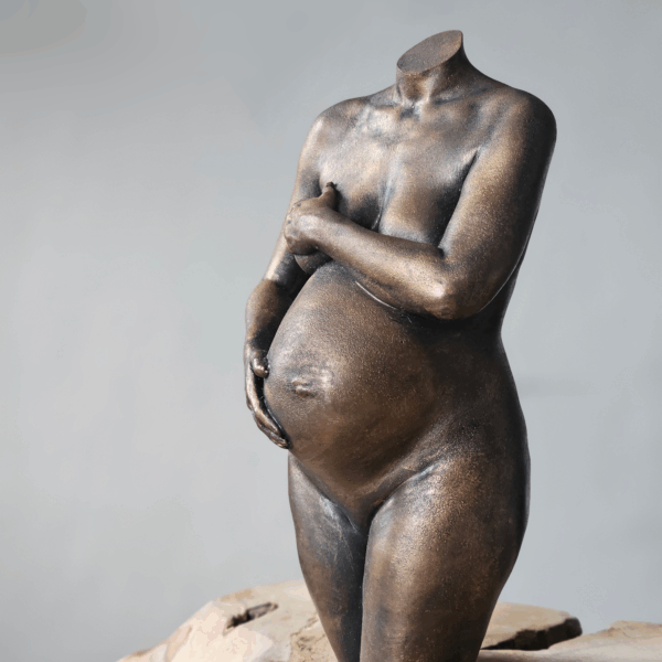 Zwangerschapsbeeldje bronslook | 17-101