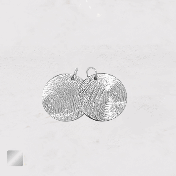 2 vingerafdruk hangers