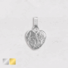 Vingerafdruk hartje zilver