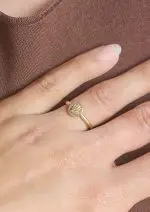 smalle ring met afdruk van kindje