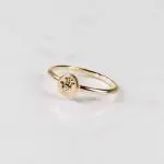 Smalle ring met rondje | 14-317 - Afbeelding 6