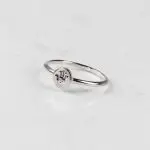 Smalle ring met rondje | 14-317 - Afbeelding 7