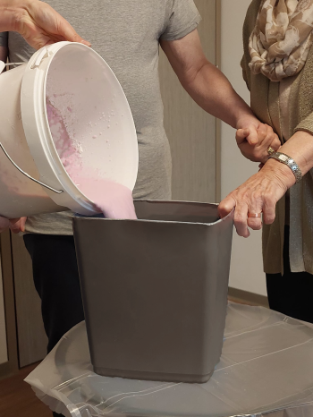 Beeldje laten maken alginaat beeldje laten maken door middel van bodycasting