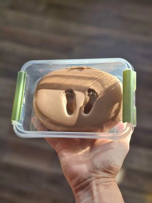 afdruk sterrenkindje voetjes