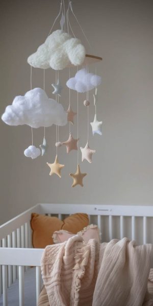 mobile sterren in babykamer sterrenkinderen