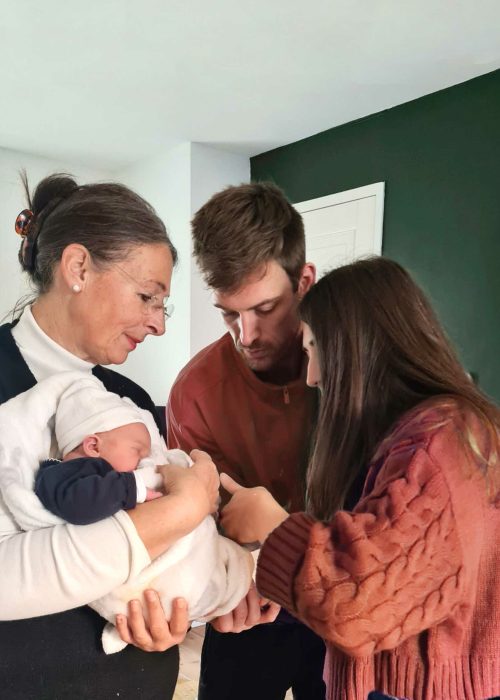 Alginaat afdruk babyvoetje Bodycasting baby voetje in alginaat